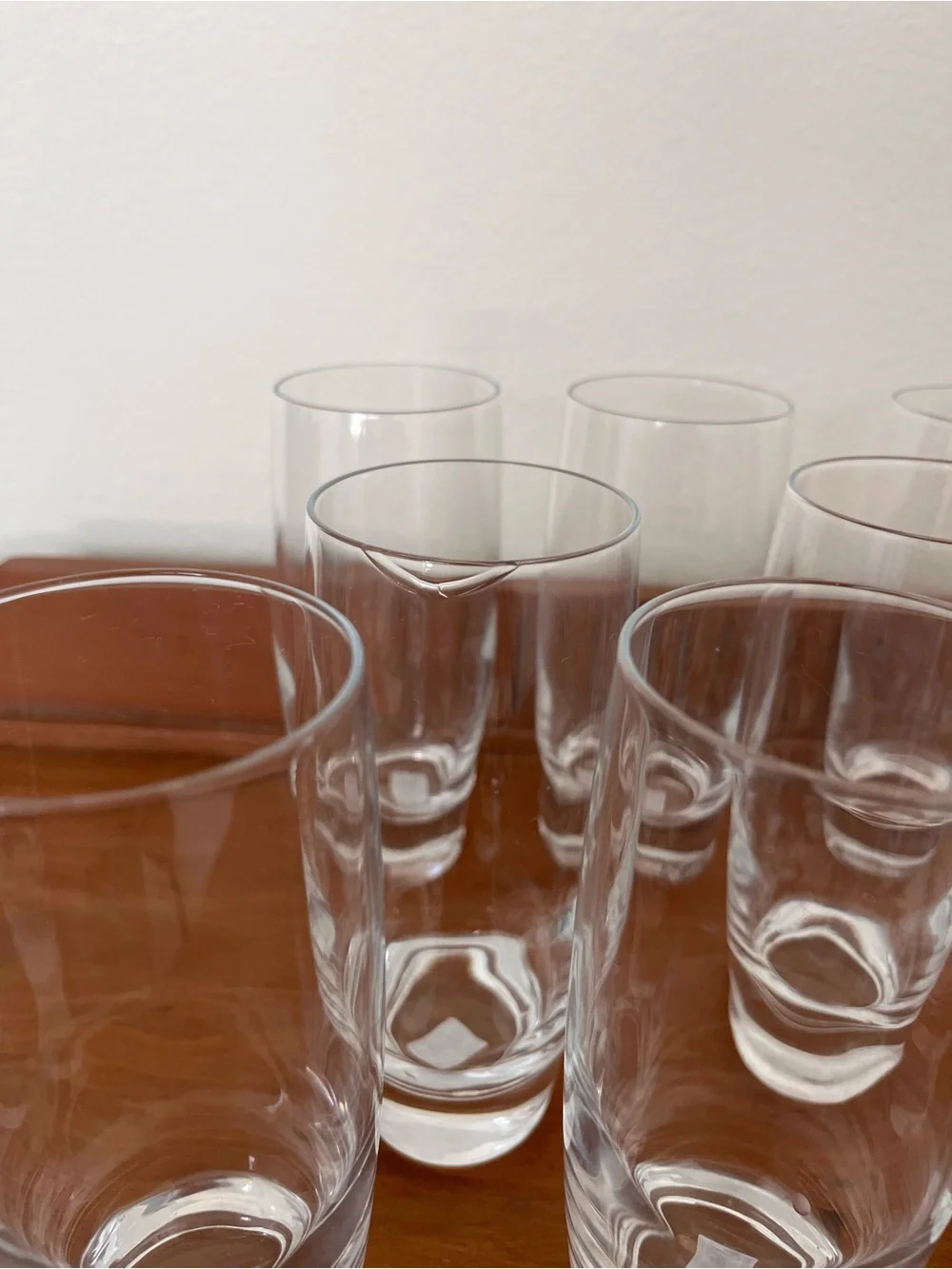 Crate&Barrel Otis Tall Drink Glasses 15 oz - Set of 12
